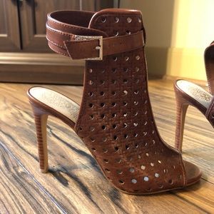 Brown pumps